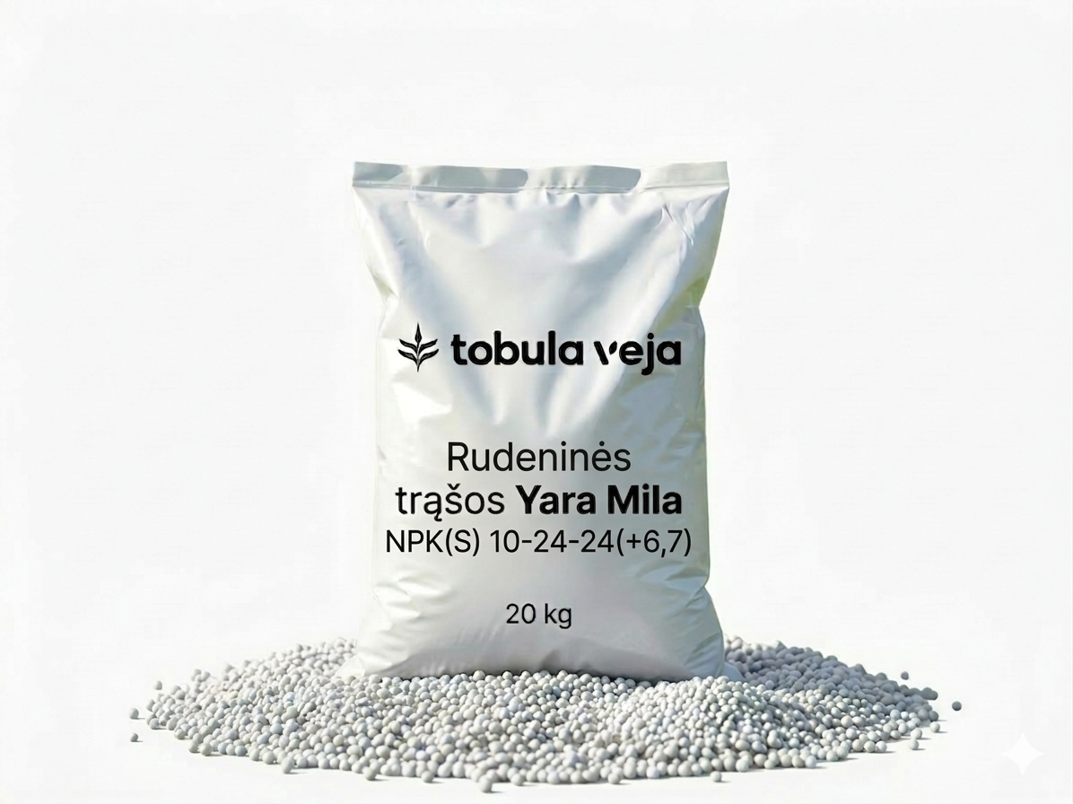 Rudeninės trąšos Yara Mila NPK(S) 10-24-24(+6,7), 20 kg