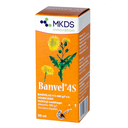 Banvel 4S herbicidas vejoms, 30ml